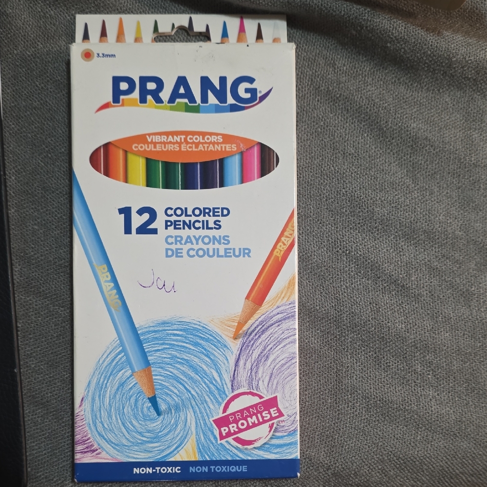 Prang 12 Colored Pencils Set EUC